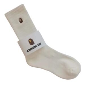 Bape Ape Head Trendy White Socks