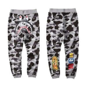Bape camouflage-style casual pants
