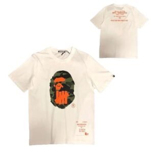 Bape camouflage style white T-shirt