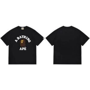Bape classic black short-sleeve T-shirt