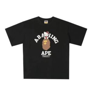 Bape co-branded black short-sleeve