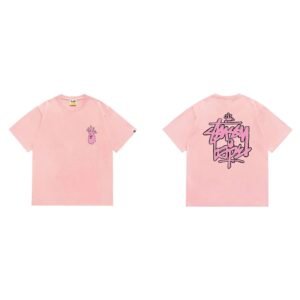 Bape Crown Series Pink Trendy T-shirt