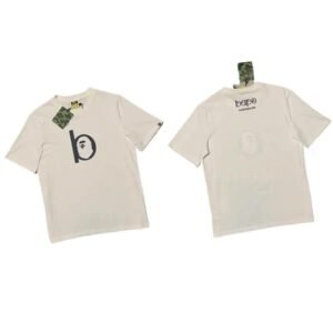 Bape minimalist style white T-shirt