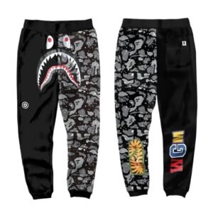 Bape Shark Camouflage Casual Pants