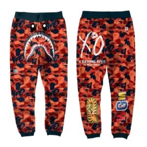 Bape Shark Camouflage Casual Pants