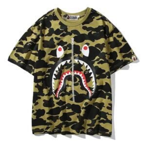 Bape Shark Camouflage Short Sleeve