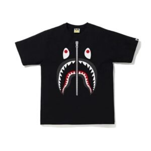 Bape Shark Series Black Short-sleeve Shirt