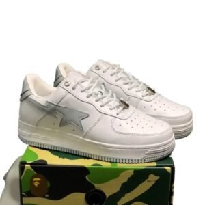 Bape Star Mark Minimalist White Shoes
