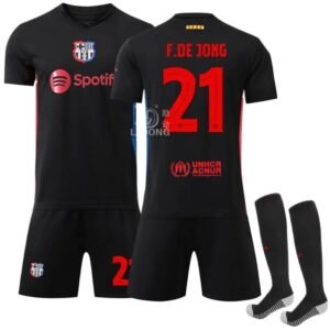 Barcelona De Jong's black jersey