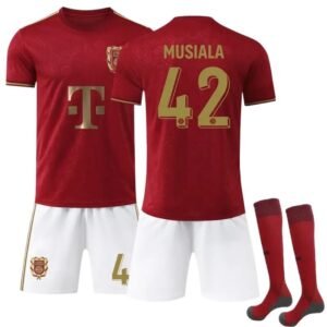 Bayern Munich retro-style red jersey