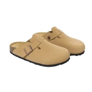 BIRKENSTOCK Cork Brown Retro Style Slippers