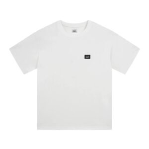 C.P. basic style simple white T-shirt