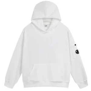 C.P. minimalist style white hoodie