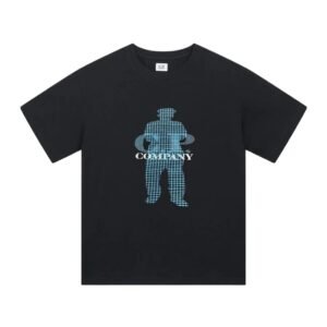 C.P. trendy brand simple style black T-shirt
