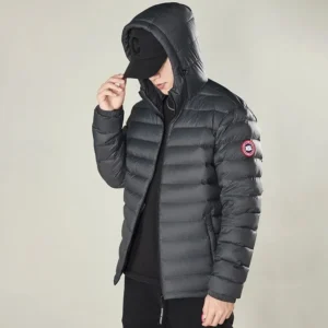 Canada Goose lightweight black down jacket