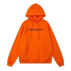 Carhartt basic casual orange sweatshirt