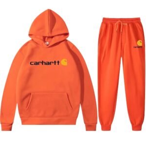 Carhartt basic orange sweatshirt set