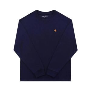 Carhartt basic simple dark blue sweatshirt