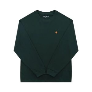 Carhartt basic simple style dark green sweatshirt