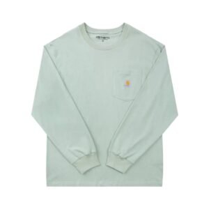 Carhartt basic simple style light green long-sleeve