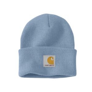 Carhartt basic style simple light blue cold hat