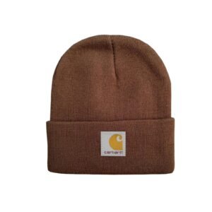 Carhartt classic brown beanie