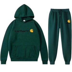 Carhartt Classic Dark Green Sweatshirt Set