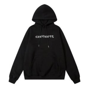 Carhartt classic simple style black sweatshirt