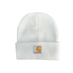 Carhartt classic white beanie