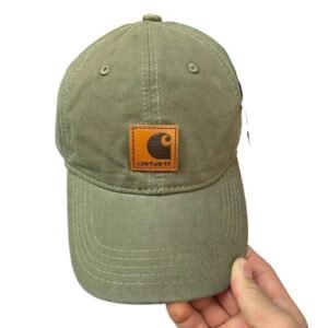 Carhartt classic workwear style olive green cap
