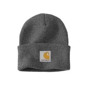 Carhartt gray minimalist style knitted hat