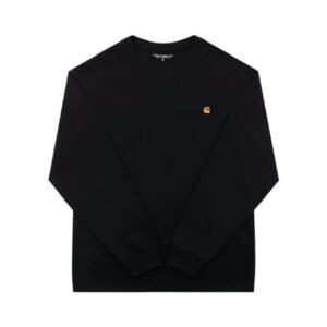 Carhartt minimalist style black sweatshirt