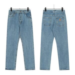 Carhartt retro-style light blue jeans