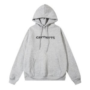 Carhartt simple style grey hoodie