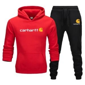 Carhartt simple style red and black suit