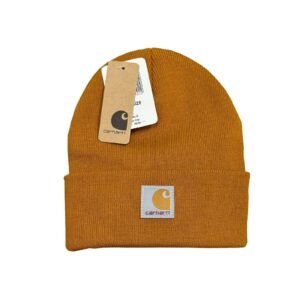 Carhartt solid color minimalist style orange hat