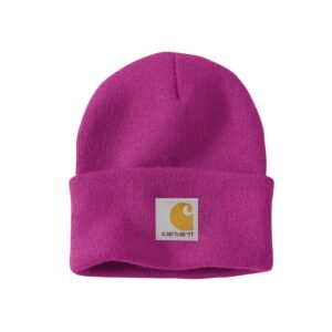 Carhartt Solid Color Trendy and Cool Style Rose Red Hat