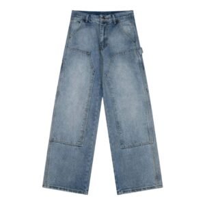 Carhartt workwear style denim blue long pants