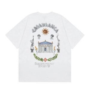 Casablanca Greek-style white T-shirt