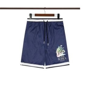 Casablanca polka dot style dark blue shorts