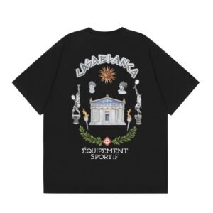Casablanca retro style black T-shirt