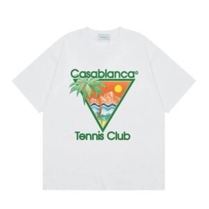 Casablanca Retro Style White T-shirt