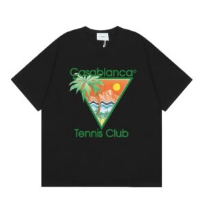 Casablanca Tropical Style Black T-shirt