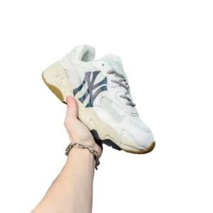 Casual white MLB dad shoes