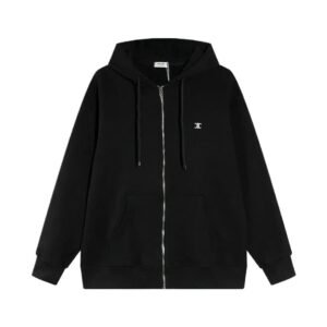 CELINE's classic black hoodie