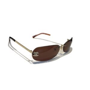 Chanel metallic brown sunglasses
