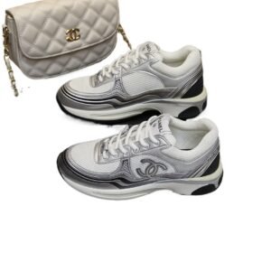 Chanel sporty silver-white sports shoes