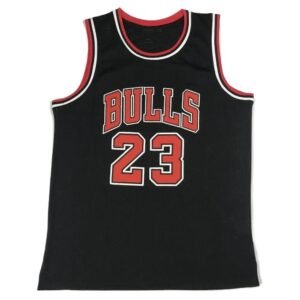 Chicago Bulls No.23 black basketball jersey