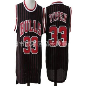 Chicago Bulls retro-style black jersey