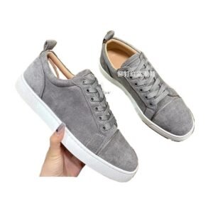Christian Louboutin gray casual trendy shoes